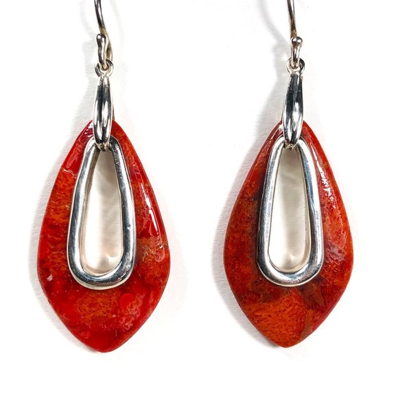 Silpada Jewelry - Silpada ’The Cardinal Rule’ Coral Earrings